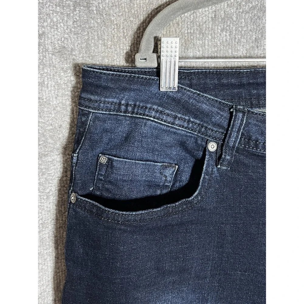Buffalo David Bitton Jackson Straight Stretch Jeans Mens Sz 40x30 Blue Dark Wash